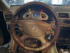 Mercedes W211 E Klasse W219 CLS Leder Lenkrad Holz A2194602103 Beige Holzlenkrad