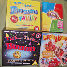 Spiele Bundle TICK TACK BUMM PARTY FAMILY Cranium LOOPING LOUIE Party Sammlung