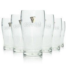 6x Guinness Bier Glas 0,2l