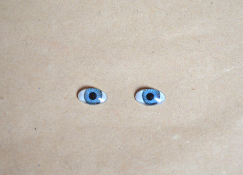 Alte flach glas augen - flach,