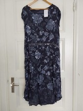 Made in Italy Damenkleid Blau