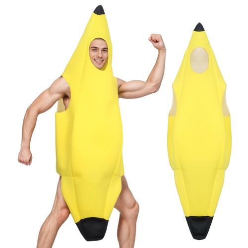 Banane kostüm für unisex - banane,