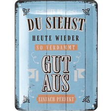 Retro Blechschilder,  vintage
