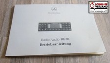✔️ Mercedes W140 R129 Betriebsanleitung SL S-Klasse Radio Audio 10/30 Original