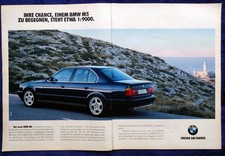 BMW 5er, M5 E34, originale Werbung aus 19912   M 5 E 34