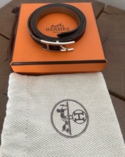 Hermes Lederarmband  Schwarz