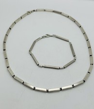 Silber Set Kette Kollier &