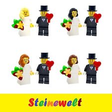 LEGO Minifiguren ● Brautpaar ● Braut ● Bräutigam ● Hochzeit ● Verlobung ● NEU