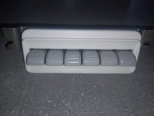 Wartburg 311 312 313 Schalterleiste Grau Klaviertasten geriffelt,IFA,DDR