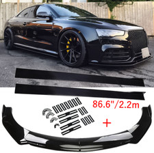 Für Audi A3 A4 A5 A6 A7 A8 Spoilerschwert Frontspoiler Spoilerlippe Sideskirts