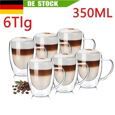 6er Set Doppelwandige Thermo