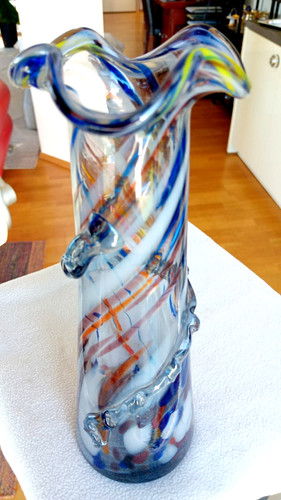 Glas vase murano - -,