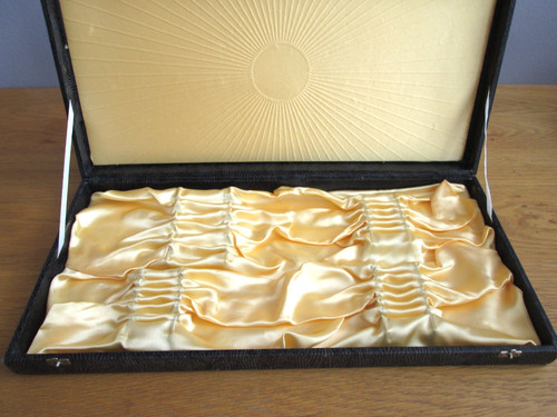 Vintage antikes besteckkasten - antikes,