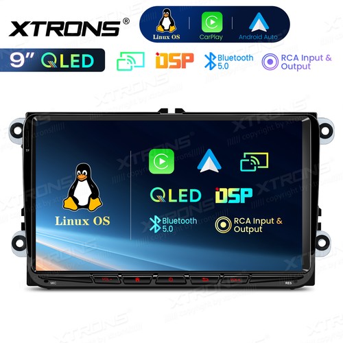 Qled autoradio für vw golf - 9",
