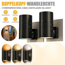 2x LED Steckdosenleuchte