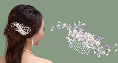 Haarschmuck haarkamm hochzeit - haarkamm,