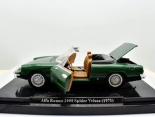 Modellauto Auto alfa romeo 2000 Spider Maßstab 1:24 diecast modellbau automodell