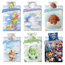 Kinder Bettwäsche 100x135 +Kissenbezug Tierbabys Paw Patrol Elephant Fuchs Zebra
