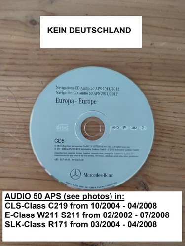 Navigation mercedes audio - cd,