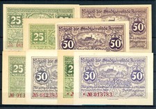 Jarmen 8 Scheine Notgeld -