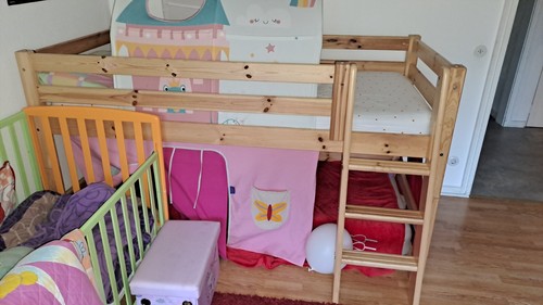 Halbhohes kinderbett von - kinderbett,