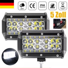 2X 1000W LED Arbeitsscheinwerfer KFZ 12V 24V Auto Flutlicht Traktor Scheinwerfer