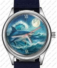 Shark Tiefblau Ocean Kunst #1