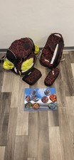 Ergobag Pack SupBärheld Schulrucksack Set rot schwarz