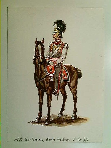 Stabsoffizier garde corps - garde,