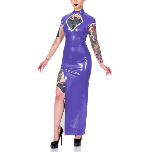 Eleganz kurzarm kleid pvc - eleganz,