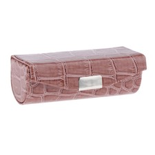 Elegant Lippenstiftetui Lippenstift Etui mit Spiegel Lippenstiftbox, Braun