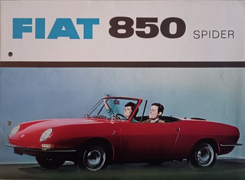 Fiat 850 spider - 850, promotion