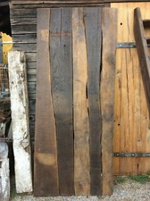 Tischplatte Wildfluss aus original historischem Eichenholz