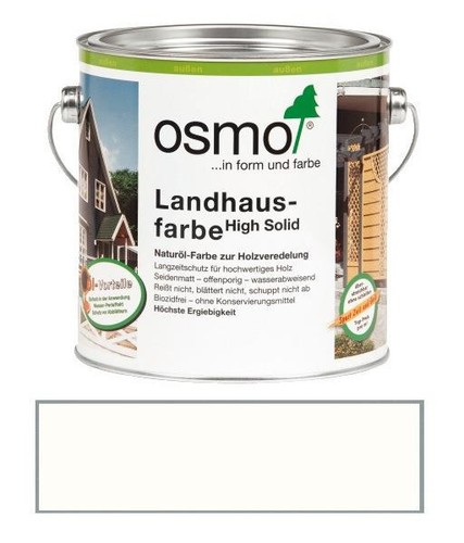 Osmo landhausfarbe weiß l - 2,5,
