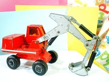 Matchbox Super Kings K 1 (2)  O & K Excavator 1970 Lesney Rot Bastler