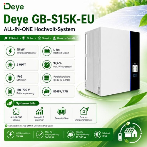 Deye 15kw all one - deye, hybrid