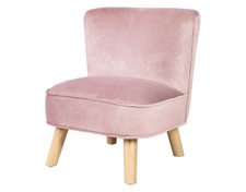 Roba Kindersessel Polsterstuhl Kindersitz Lesesessel Lil Sofa Samtstoff rosa