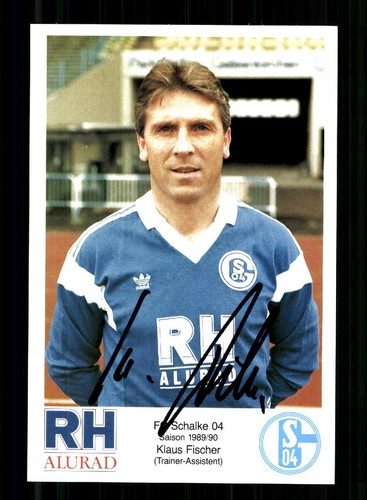 Klaus fischer autogrammkarte - klaus,