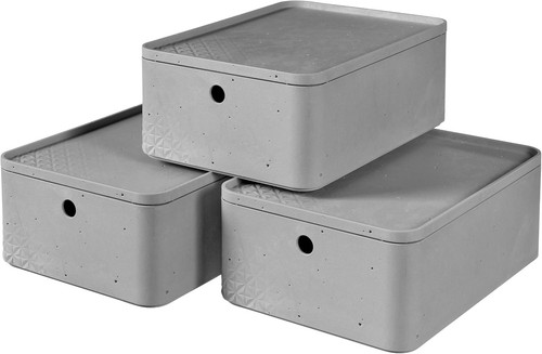 3er curver aufbewahrungsbox - aufbewahrungsbox, 8l