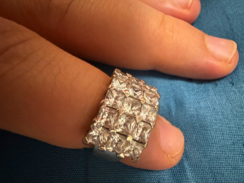 925 silber cocktail ring breit - 925, cocktail-ring