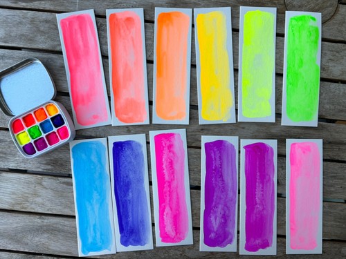 Handgegossene aquarellfarben - handgegossene,