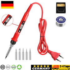 Lötkolben Set 80W Lötstation Einstellbarer Temperatur Lötset Soldering Iron Kit