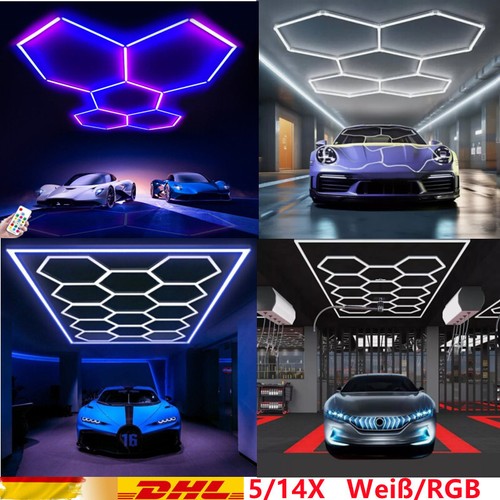 14x led hexagon - 5/14x, lampe