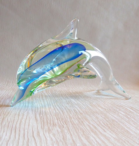Delphin skulptur aus murano - delphin-skulptur,