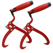 2x Handpackzange Packzange Handhebehaken Sappie Holzgreifer Forstzange Heber