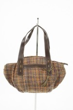 Tommy Hilfiger Damen Tasche Tweed Woll-Mischung Lederhenkel Multi-Color