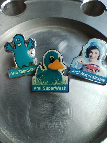 Pin ansteckpin aral - 3x,