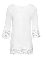 Bonprix Tunika mit Spitzenbesatz - Größe 10/12 - neu ohne Etikett - UVP 17 £