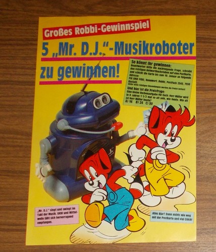 Seltene werbung tomy - tomy, robots