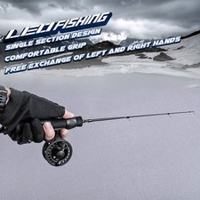 Eisangelrute 51 cm mit 60 mm